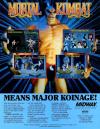 Mortal Kombat (rev 5.0 T-Unit 03-19-93) Box Art Back